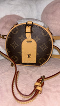 Round Cross Body Bag with Straps
