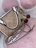 Gorgeous Purse with Cherry Charm 🍒