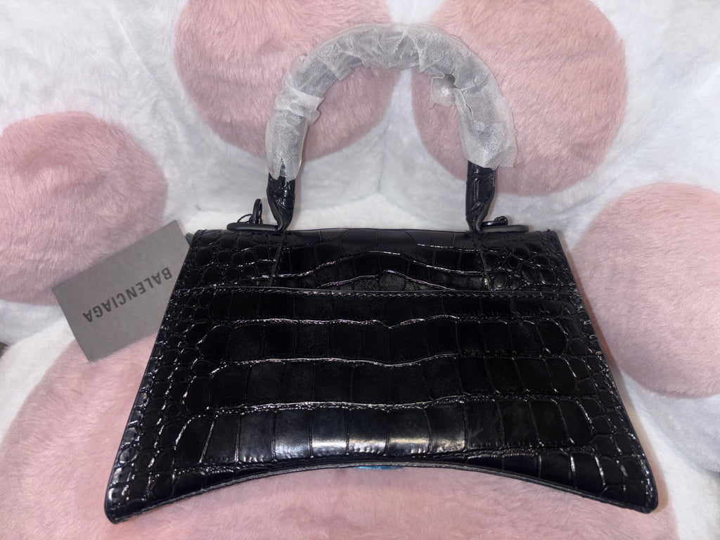 Black B Purse with Cross body Straps