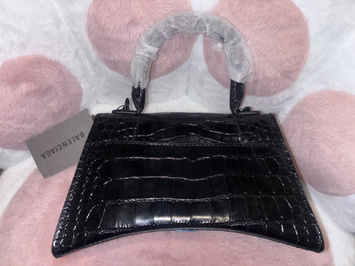 Black B Purse with Cross body Straps