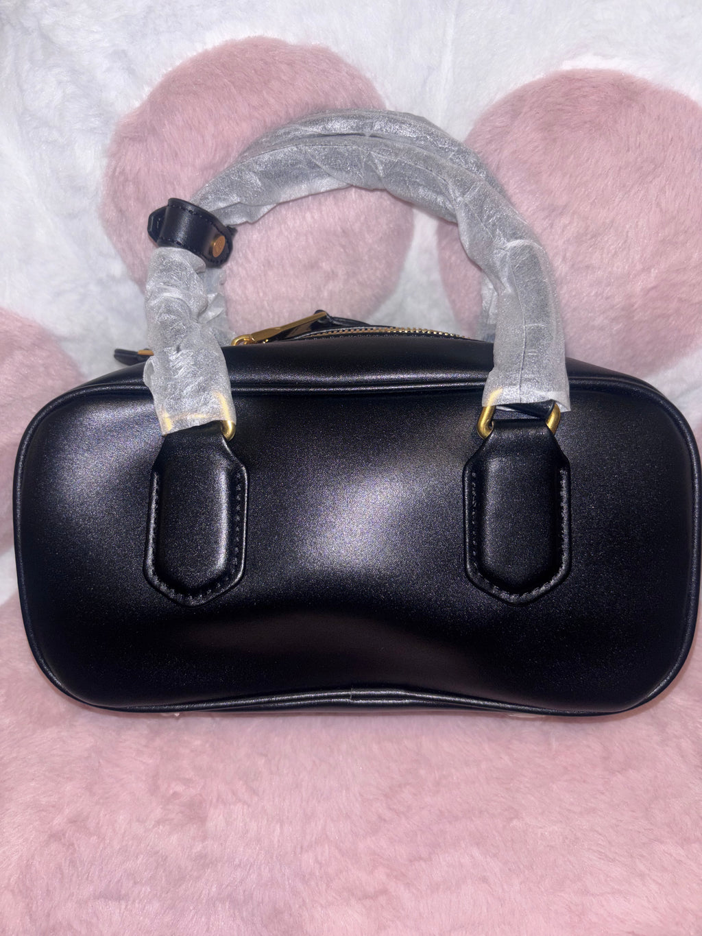 Black M M Purse with Cross body Straps