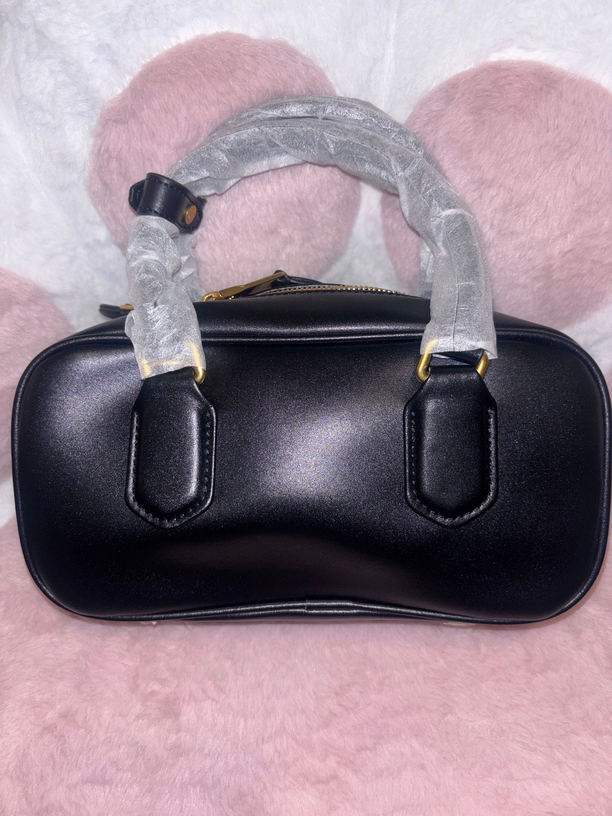 Black M M Purse with Cross body Straps