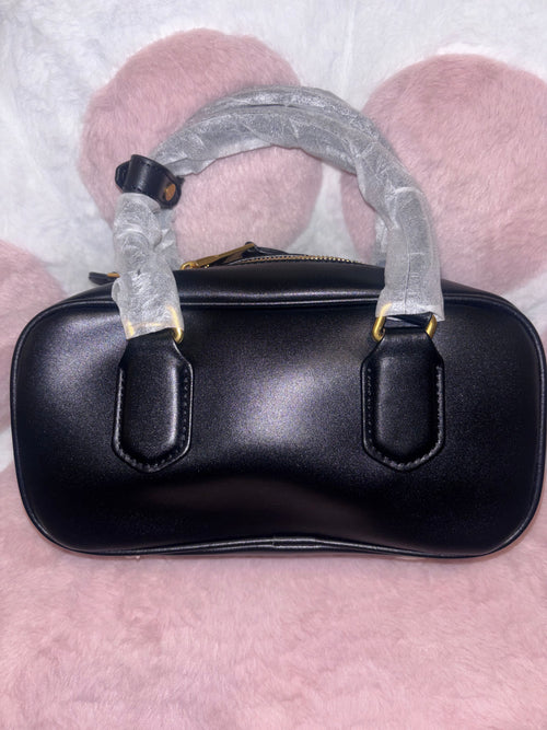 Black M M Purse with Cross body Straps