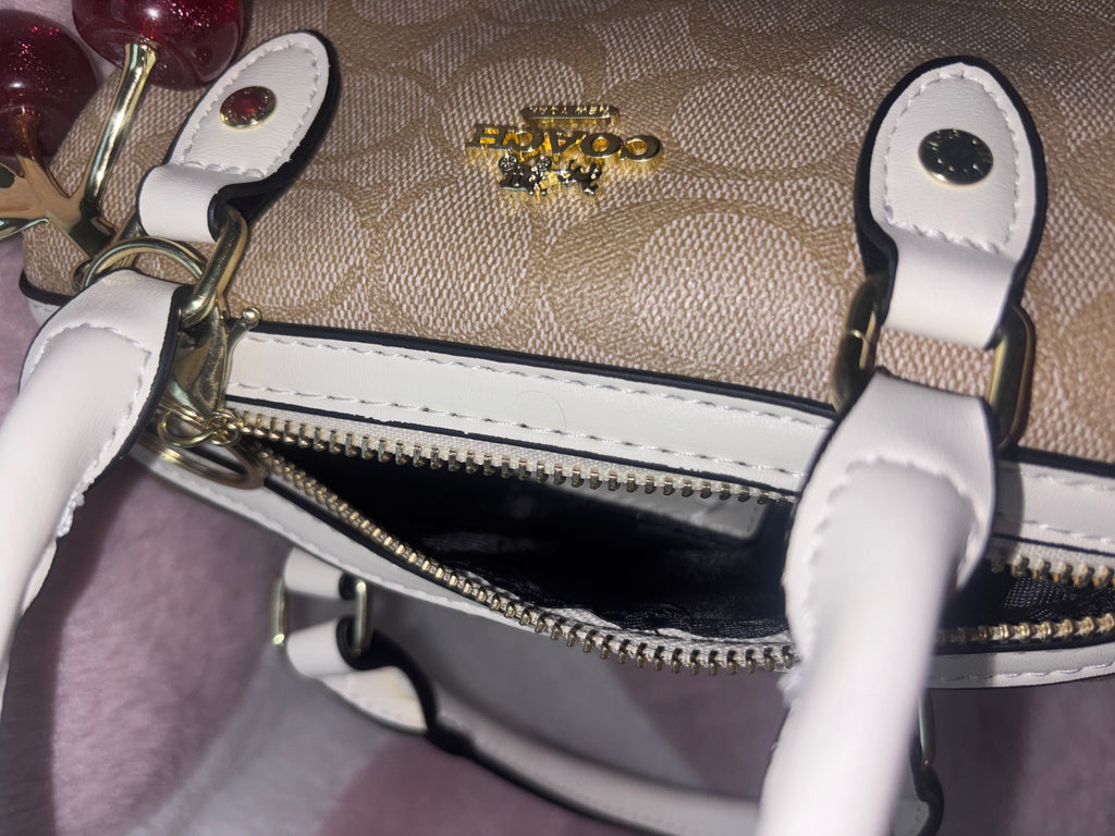 Gorgeous Purse with Cherry Charm 🍒